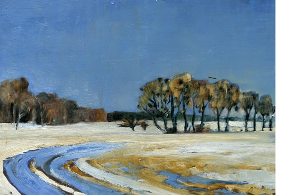 <p>Elbe im Winter</p>